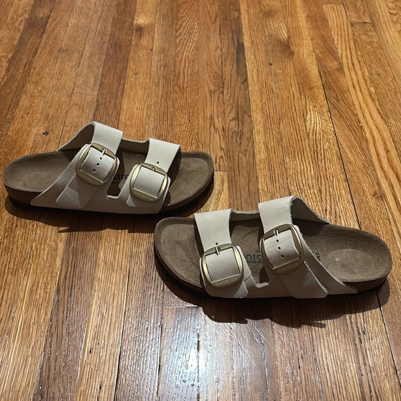 Birkenstock Arizona Big Buckle Tan Leather US 7 - Picture 2 of 4